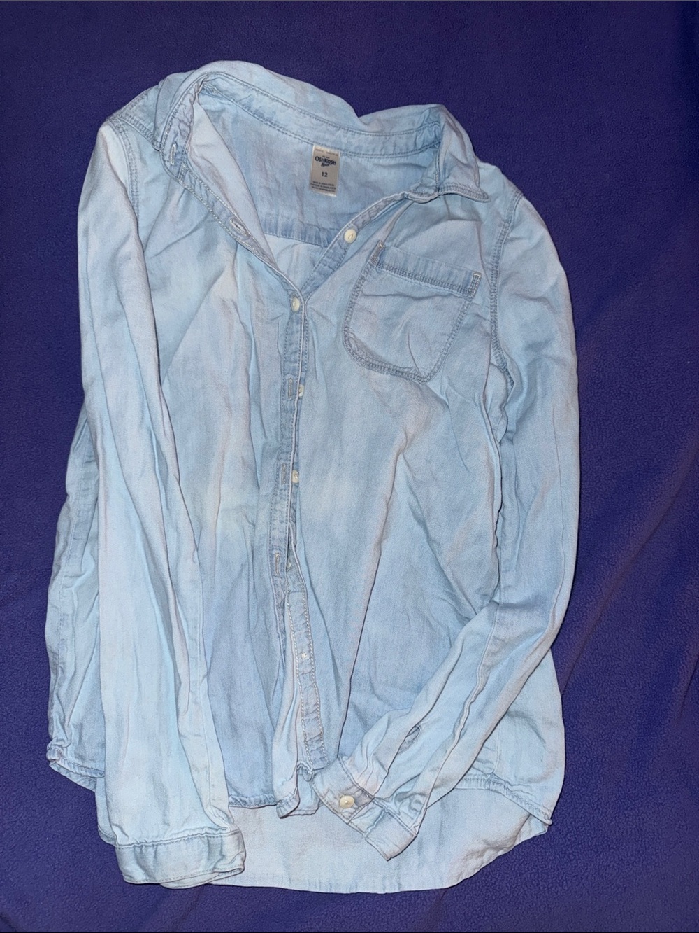 OshKosh B'gosh Light Blue Button-Down Shirt